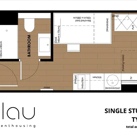Apartment Blau Student Housing - Students Only *
